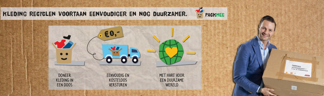 Packmee: kleding recyclen zonder dat je de deur uit hoeft!